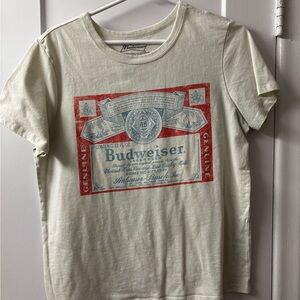 Budweiser Vintage Label Cream Tee